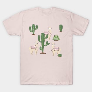 Alpaca with cacti T-Shirt